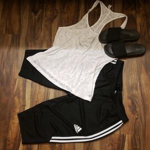 Adidas short sweatpants